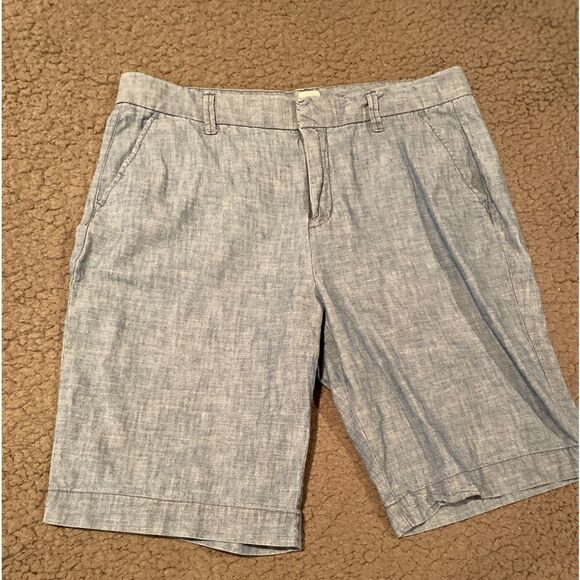 Gap Bermuda Shorts Size 10 Light Blue - Picture 2 of 12